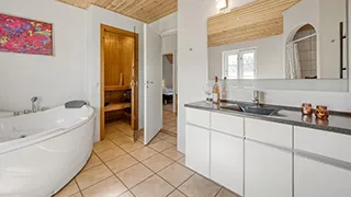 Badezimmer in Brombær Fjordhus
