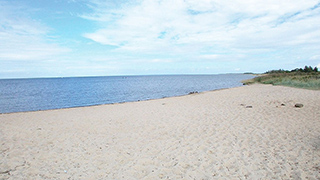Strand in der Nähe von Birgittes Spahus