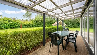 Terrasse von Halby Fjordhus