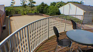 Terrasse von Hus Nørre Nebel