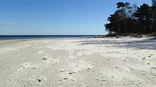 Strand in der Nähe von Snogebæk Aktivhus