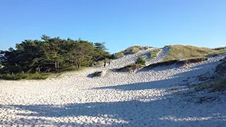 Strand in der Nähe von Snogebæk Aktivhus