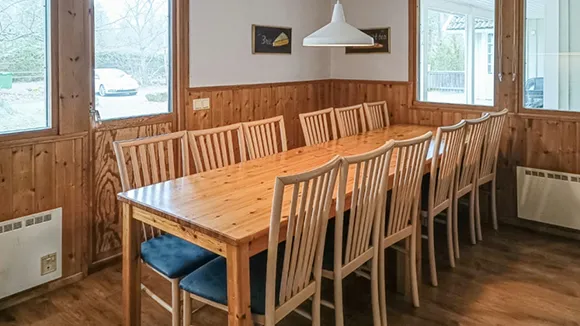 Essbereich in Dankvägen Poolhus