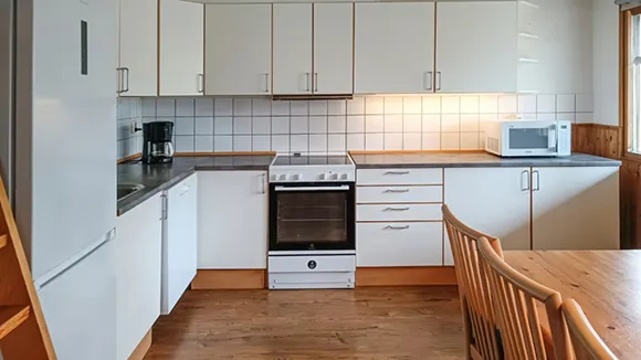 Küche in Dankvägen Poolhus