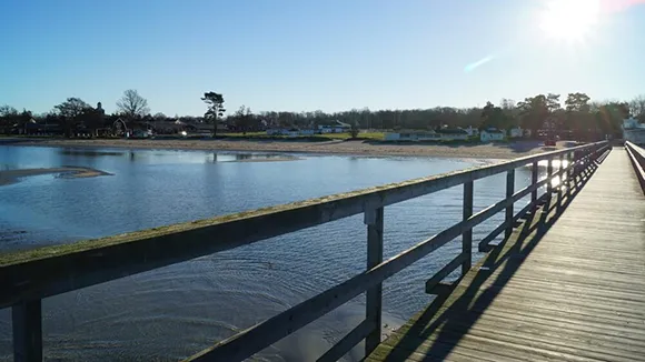 Strand in der Nähe von Dankvägen Poolhus