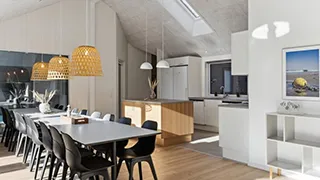 Essbereich in Ludwigslust Poolhaus