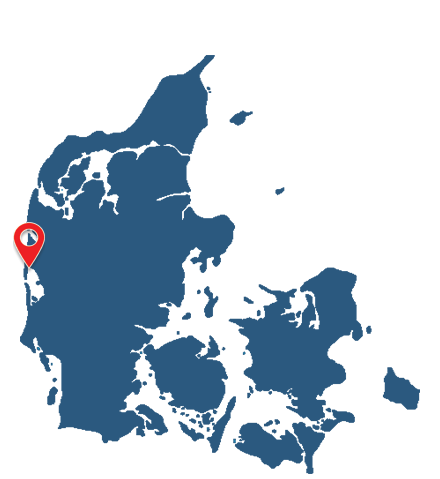 Lage von Holmsland Klit Aktivitätshaus Lageplan