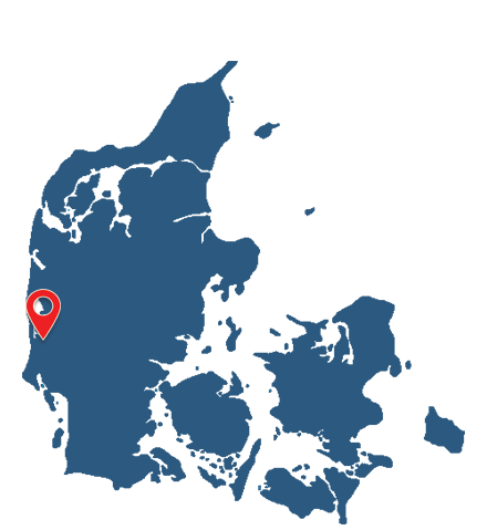 Lage von Lønne Sommerhus Lage von E550