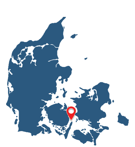 Lage von Jensens Aktivhus Lage von K220