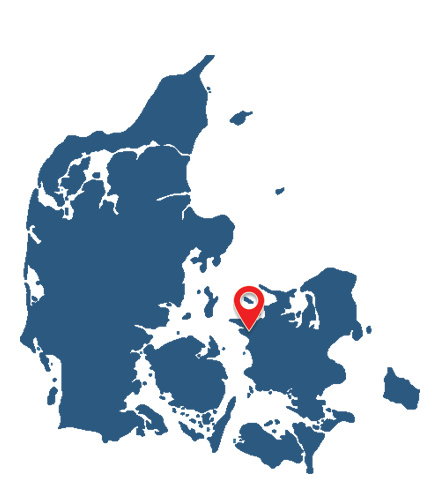 Lage von Hus Kystager Lage von M025