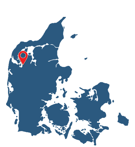 Lage von Ejsingholm Aktivhus Lage von N210