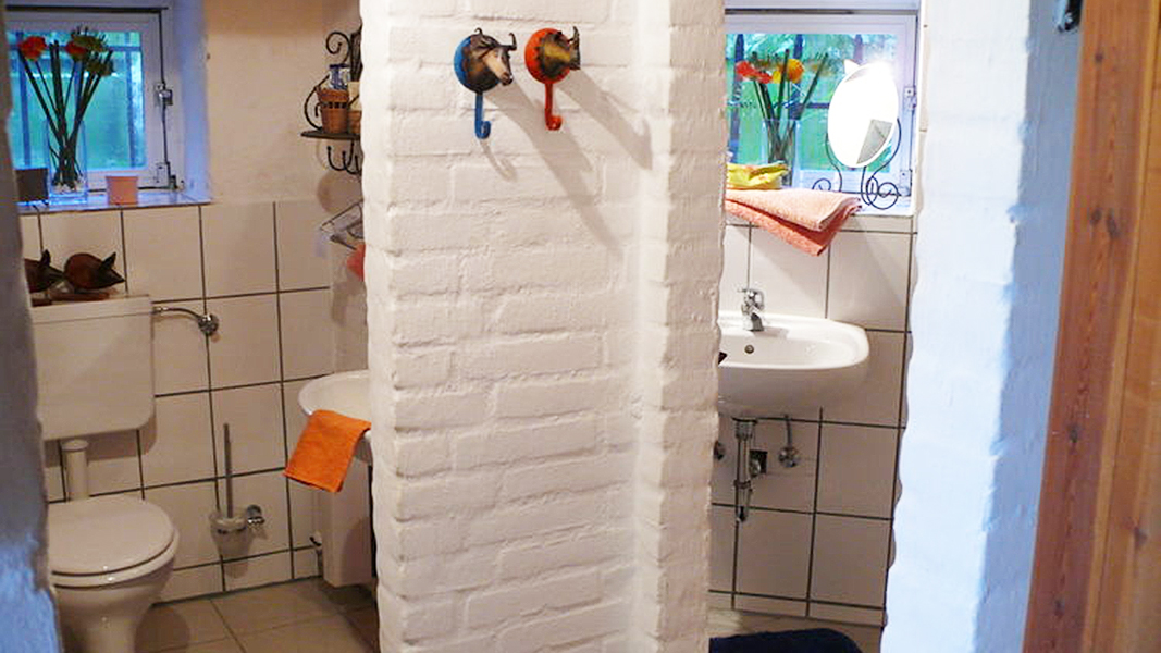 Badezimmer in Haus Mühlentraum