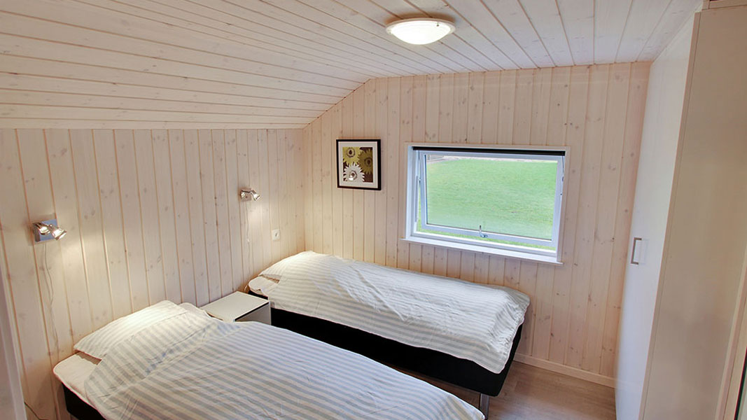 Schlafzimmer in Arnis Poolhaus