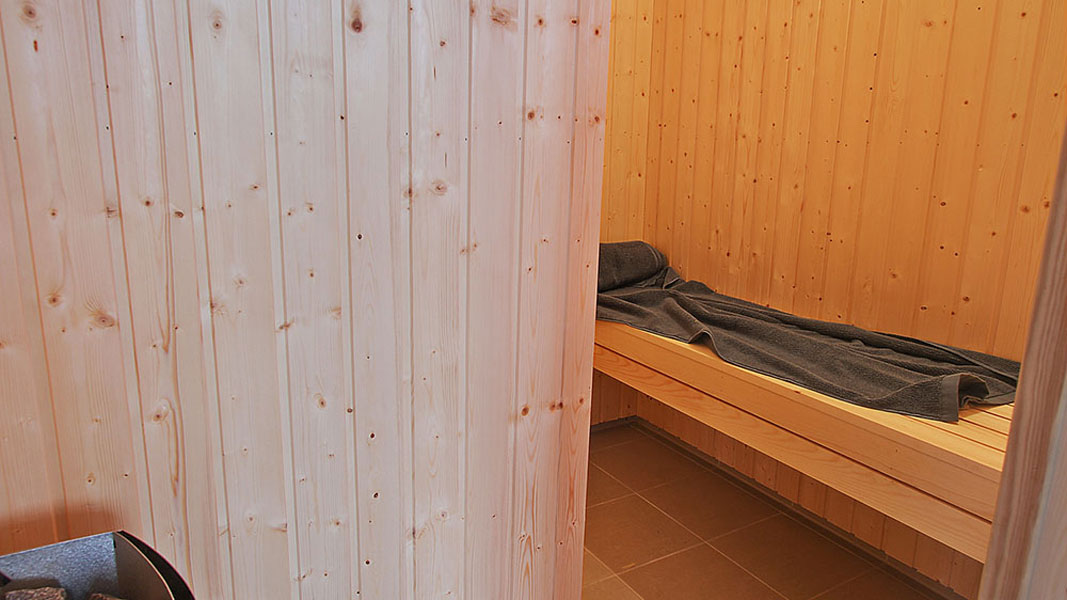 Sauna in Arnis Poolhaus