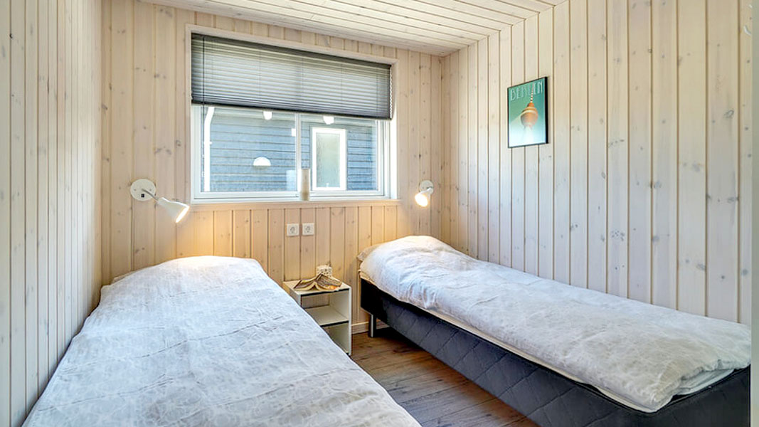Schlafzimmer in Maasholm Poolhaus