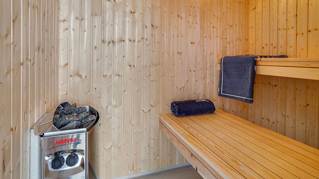 Sauna in Maasholm Poolhaus