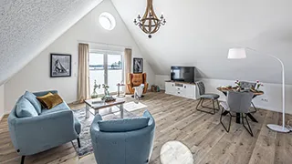 Wohnzimmer von Fewo Neptun