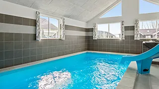 Poolbereich von Ferienhaus in Deutschland