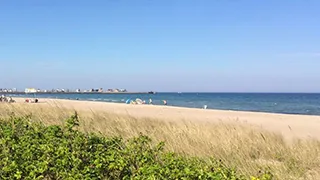 Strand in der Nähe von Lubeca Aktivitätshaus