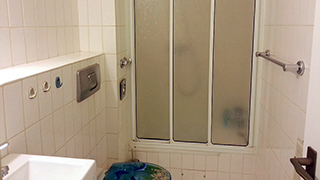 Badezimmer in Ferienwohnung Wassersleben