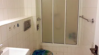 Badezimmer in Ferienwohnung Wassersleben
