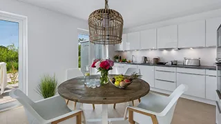 Küche in Wohnung Strandsegler