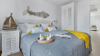 Schlafzimmer in Wohnung Strandsegler