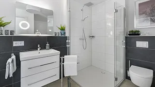 Badezimmer in Wohnung Strandsegler