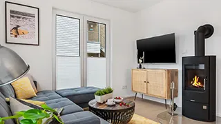 Ofen in Wohnung Bully