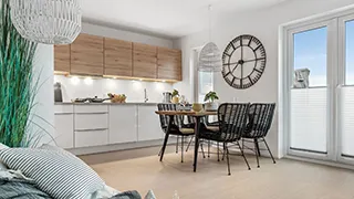 Küche in Wohnung Bully