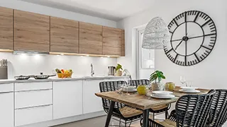 Küche in Wohnung Bully