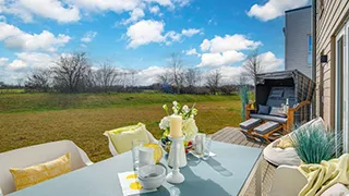 Ausblick von Wohnung Bully