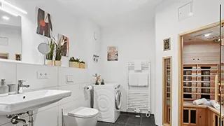 Badezimmer in Weitblick-Wohnung