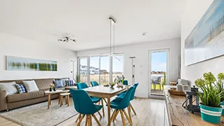 Wohnbereich von Ferienhaus in Deutschland