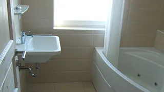 Badezimmer in Haus Sturmschwalbe