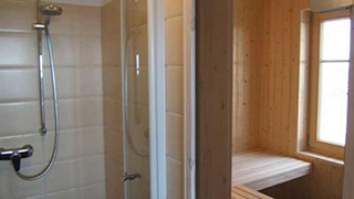 Badezimmer in Haus Sturmschwalbe