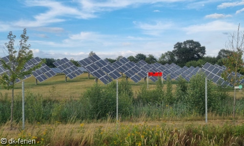 Solarfeld in Nordborg auf Alsen bei Universe