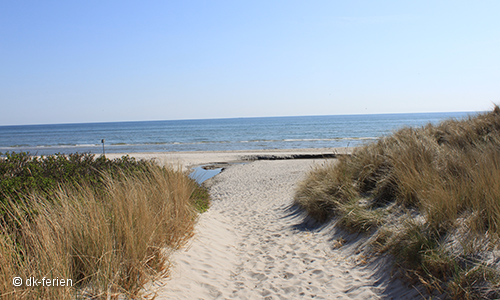 Strand von Sæby an der Ostseeküste in Nordjütland