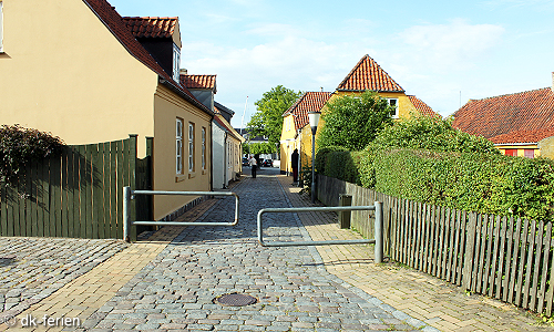 Straßenansicht im Zentrum von Maribo