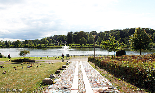 Ufer am Hunså-See in Maribo Ufer am Hunså-See in Maribo