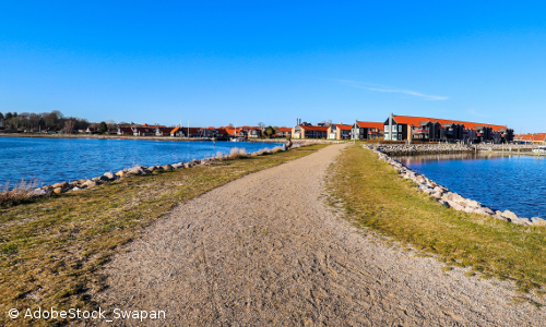 Frederikssund und Roskilde Fjord liegen direkt aneinander