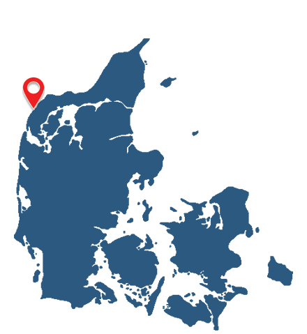 Lage von Vorupør Aktivhus Lage von B280